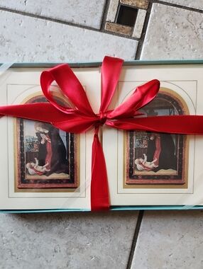 Vtg Rare Tiffany & Co. Madonna & Child Jacopo Del Sellaio Box Of 25 Xmas Cards